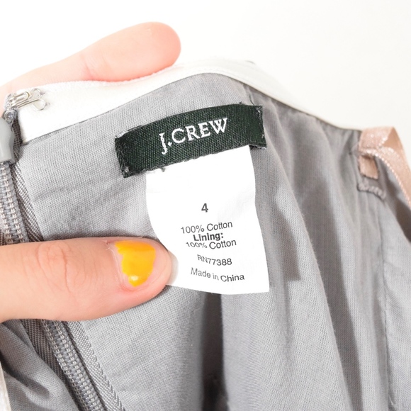 J.Crew Cotton Eyelet Strapless Dress - Picture 4 of 6